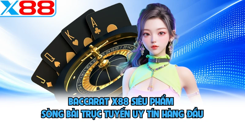 Baccarat X88 siêu phẩm sòng bài trực tuyến uy tín hàng đầu