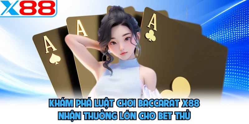 Khám phá luật chơi baccarat X88 nhận thưởng lớn cho bet thủ