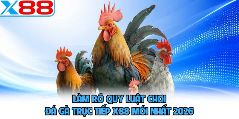 Làm rõ quy luật chơi đá gà trực tiếp X88 mới nhất 2026