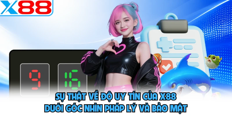 Sự thật về độ uy tín của X88 dưới góc nhìn pháp lý và bảo mật
