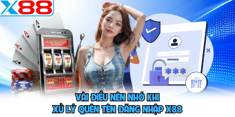 Vài điều nên nhớ khi xử lý quên tên đăng nhập X88